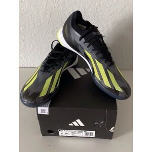 Adidas X Crazyfast Injection.1 Indoor Soccer Solar Yellow' Men’s Sz 9.5 W 10.5